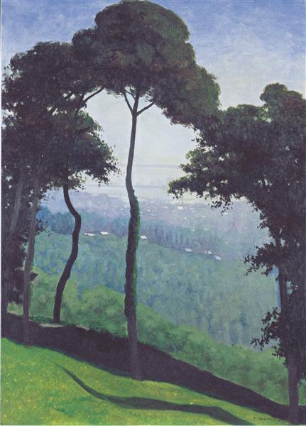 Vue de Honfleur, matin d'été, 1910 - Félix Vallotton