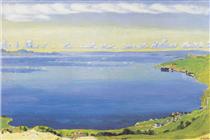 Lake Geneva from Chexbres - Фердинанд Ходлер