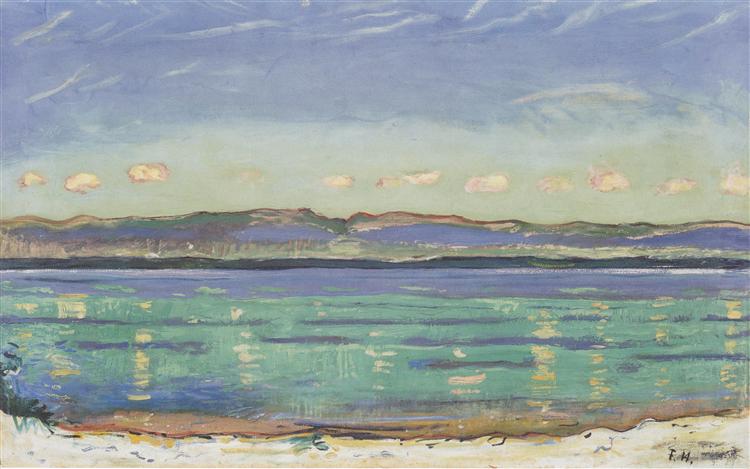 Landscape with of rhythm, 1908 - Фердинанд Ходлер