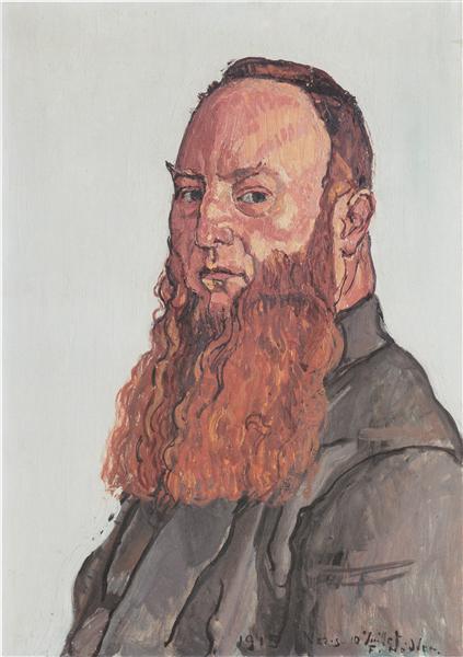 Portrait of James Vibert, 1915 - Фердинанд Ходлер