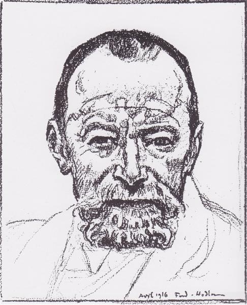 Self-portrait, 1916 - Фердинанд Ходлер