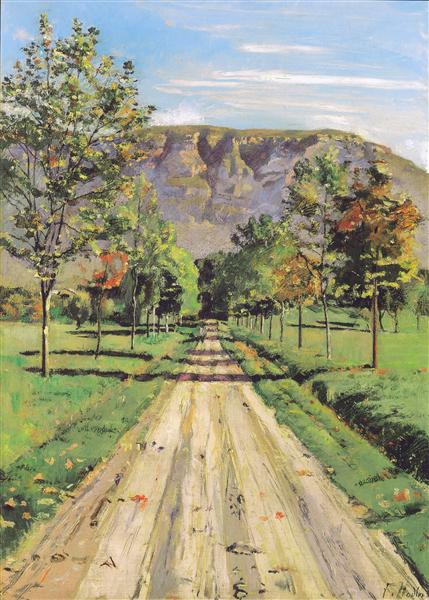 The road to a particular interest, 1890 - Ferdinand Hodler