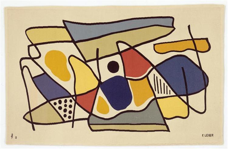 Mural, mural or composition, or abstract composition - Fernand Leger