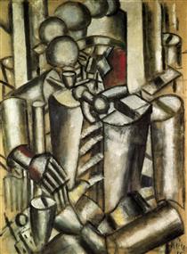 Soldier with a pipe - Fernand Léger