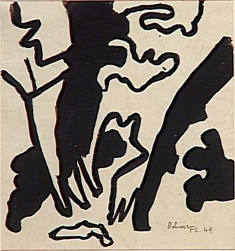 Study for the decor of the Darius Milhaud opera Bolivar, 1949 - Fernand Léger