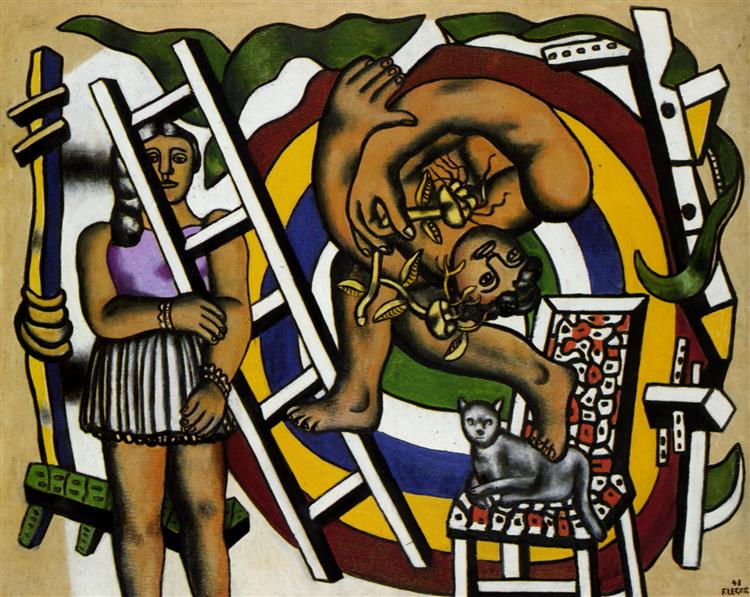The acrobat and his partner, 1948 - Fernand Léger