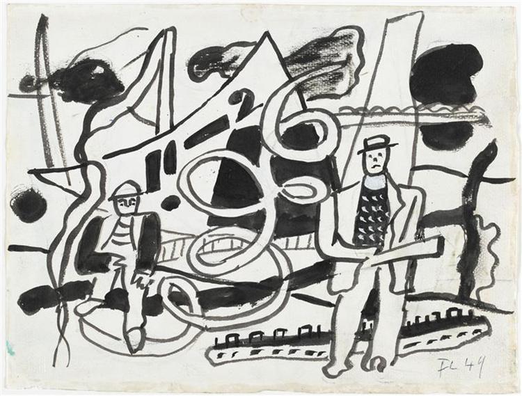 Trouville, 1949 - Fernand Léger