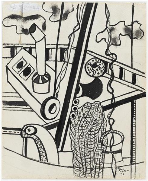 Trouville, 1950 - Fernand Léger