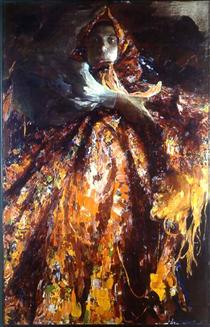 Baba the Peasant Woman - Filipp Andrejewitsch Maljawin