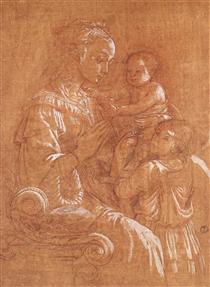Madonna with the Child and two Angels - Fra Filippo Lippi