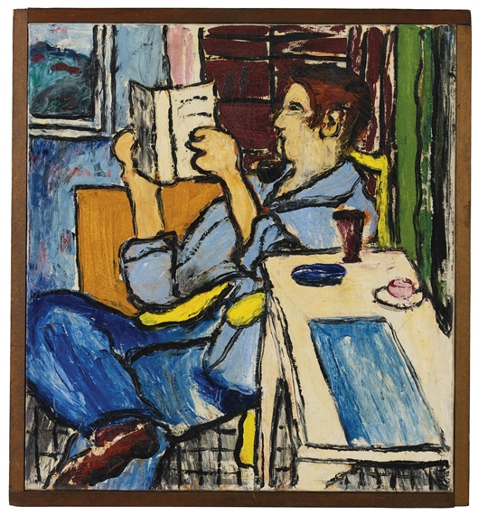 Reading Man (Self-Portrait) - Форрест Бесс