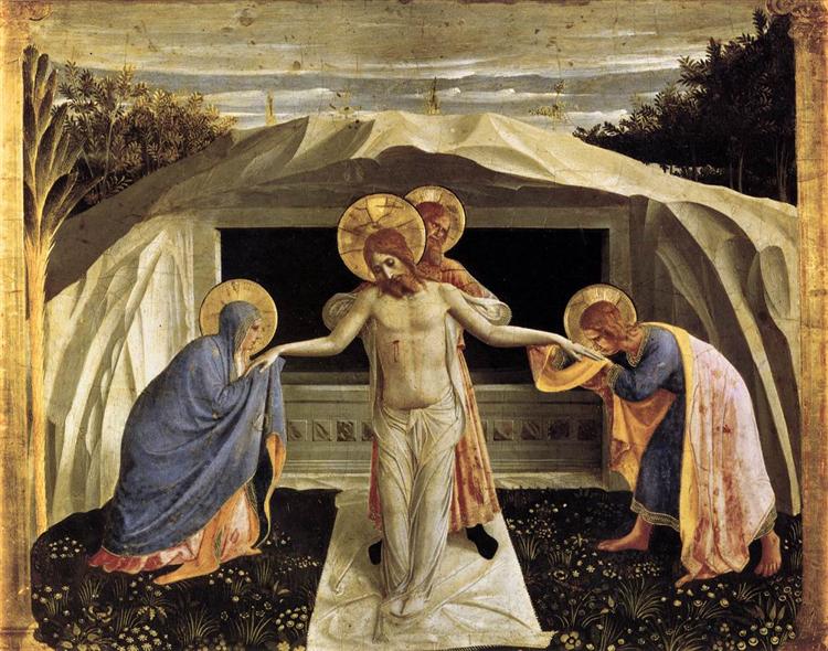 Entombment, 1438 - 1440 - Фра Анджеліко