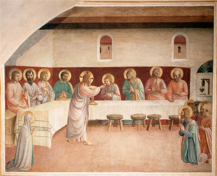Institution of the Eucharist, 1441 - 1442 - Fra Angelico