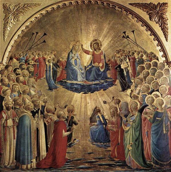 Coroação da Virgem, 1434 - 1435 - Fra Angelico