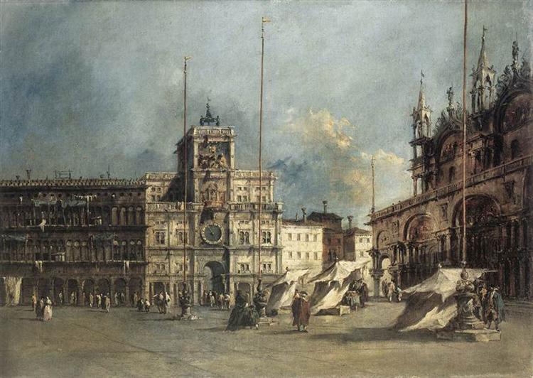 The Torre del Orologio, 1765 - 1770 - Франческо Гварди