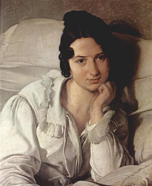 Carolina Zucchi (the Ill), 1825 - Francesco Hayez