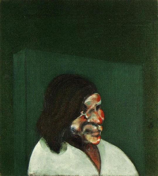 Head of a Woman, 1960 - 法蘭西斯‧培根
