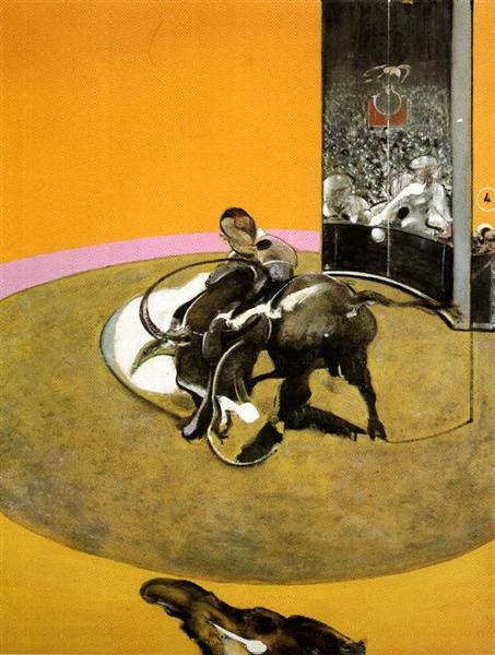 Second Version of Study for Bullfight No. 1, 1969 - Френсіс Бекон
