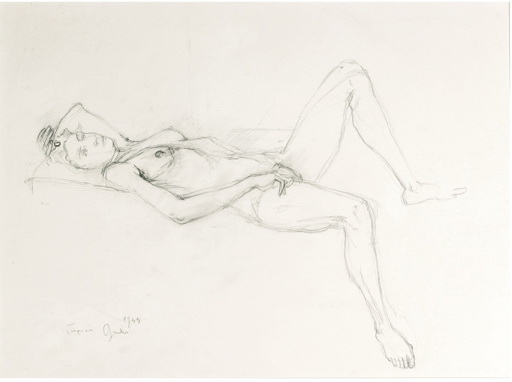 Nu allongé, 1944 - Франсіс Грюбер