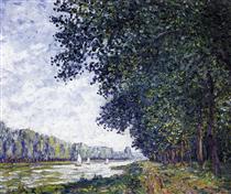 Banks of the Orne at Benouville - Франсис Пикабиа