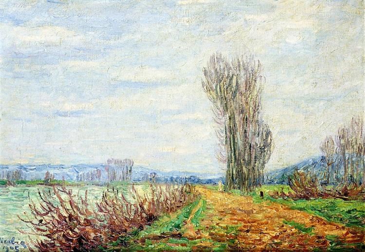 Morning Effect, Banks of the Yonne River, 1905 - Francis Picabia