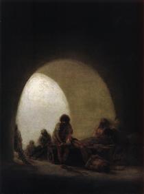 Intérieur d'une prison - Francisco de Goya