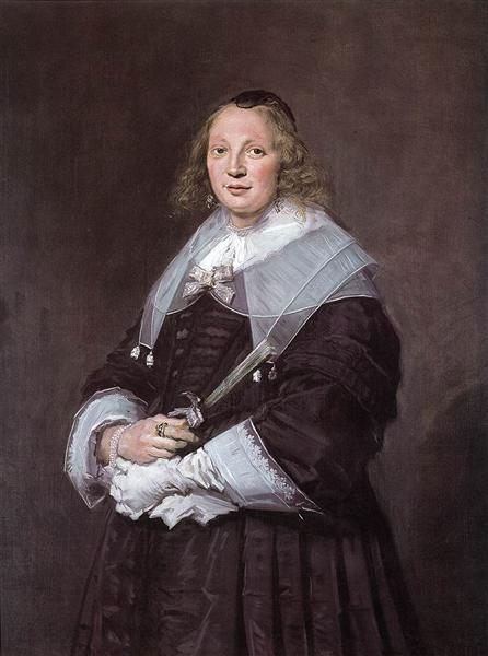 A Dutch Lady, 1643 - 哈爾斯