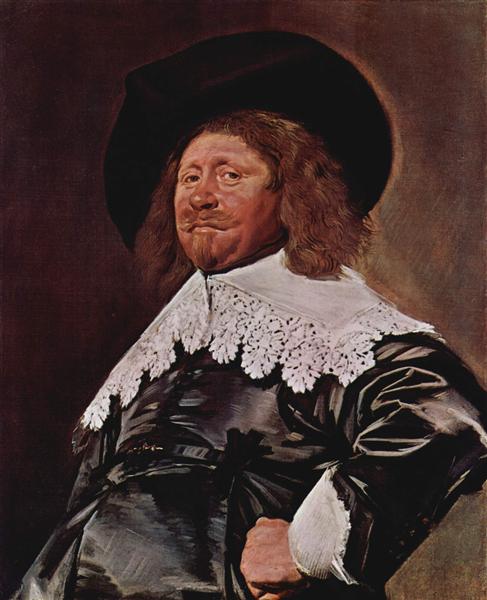 Portrait of a Man, Nicolaes Pietersz Duyst van Voorhou - 哈爾斯