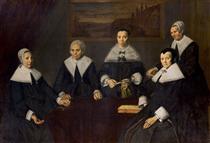 Portrait de groupe des régentes de l'hospice des vieillards - Frans Hals