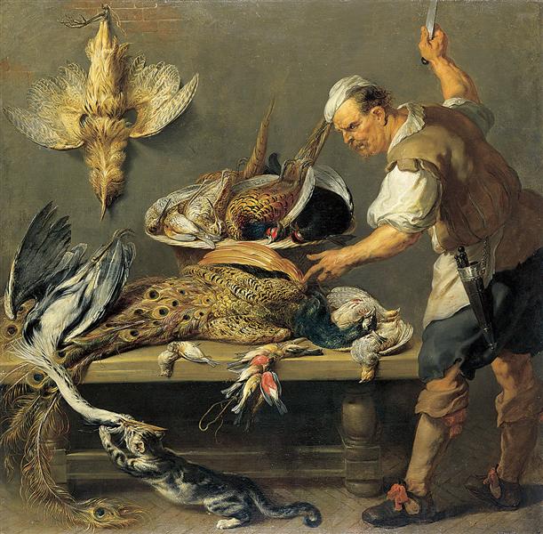 Cook in the Larder, 1635 - 1637 - Франс Снейдерс