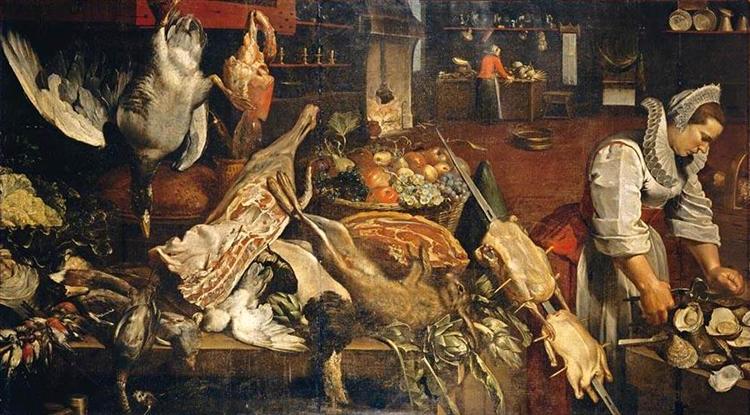 Kitchen Still Life, 1605 - 1610 - Frans Snyders