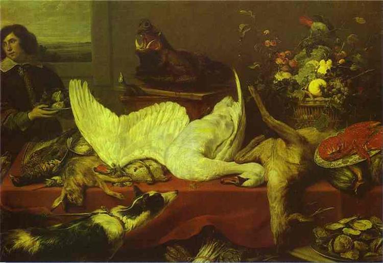 Still Life of Game and Shellfish, c.1640 - c.1649 - Frans Snyders