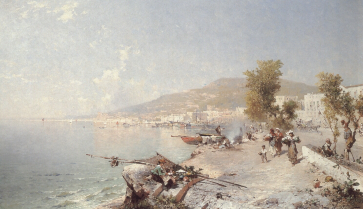 Vietri Sul Mare, Looking Towards Salerno - Франц Ріхард Унтербергер