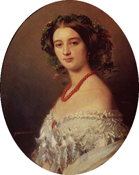 Maria Louise of Wagram Princess of Murat, 1854 - Франц Ксавер Вінтерхальтер