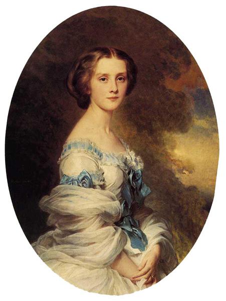 Melanie de Bussiere, Comtesse Edmond de Pourtales, 1857 - Франц Ксавер Вінтерхальтер