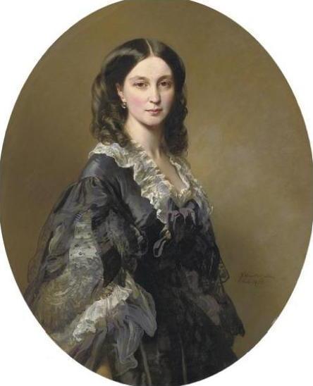 Portrait of Princess Elizaveta Alexandrovna Tchernicheva, 1858 - Франц Ксавер Вінтерхальтер