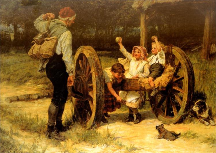 Merry as the day is long, 1882 - Фредерік Морган