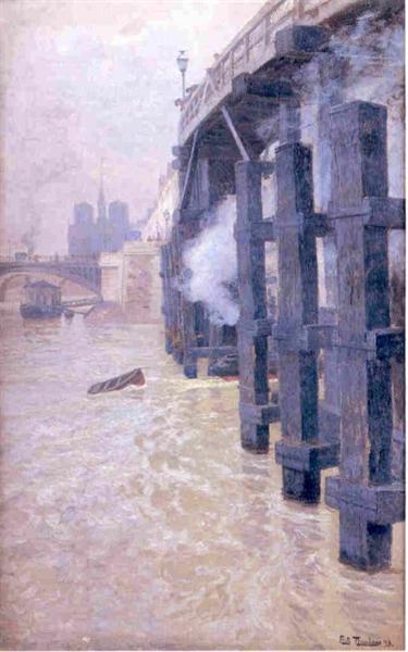 Seine, c.1890 - Фриц Таулов