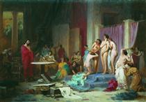 Apelles chooses nudes - Fyodor Bronnikov