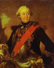 Portrait of Count G.G.Orlov - Федір Рокотов