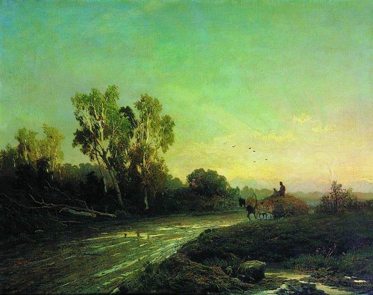After a Rain, 1869 - Fjodor Alexandrowitsch Wassiljew