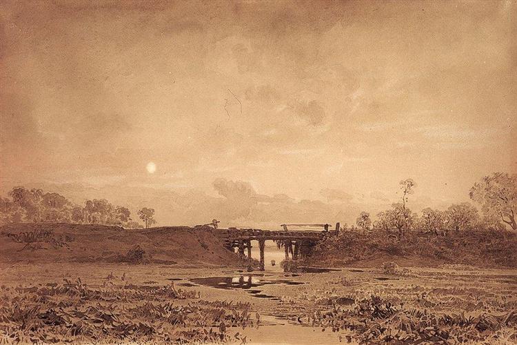 Вечер, 1869 - 1871 - Фёдор Васильев