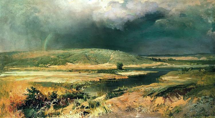 Волжские лагуны, 1870 - Фёдор Васильев
