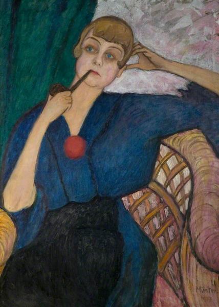 Anna Roslund (1891–1941), 1917 - Габріель Мюнтер