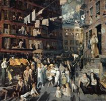 The Cliff Dwellers - George Wesley Bellows