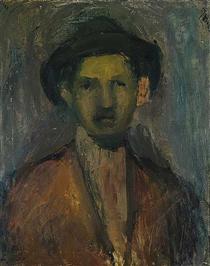 Retrato do Pintor Waldmulle - George Bouzianis