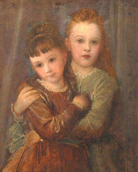 Rachel and Laura Gurney, c.1875 - George Frederic Watts
