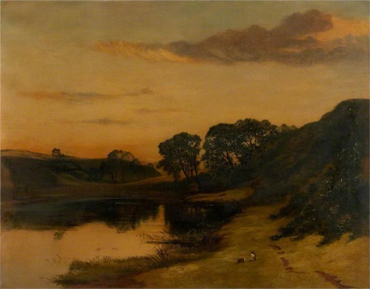 Landscape, 1874 - Джордж Харви