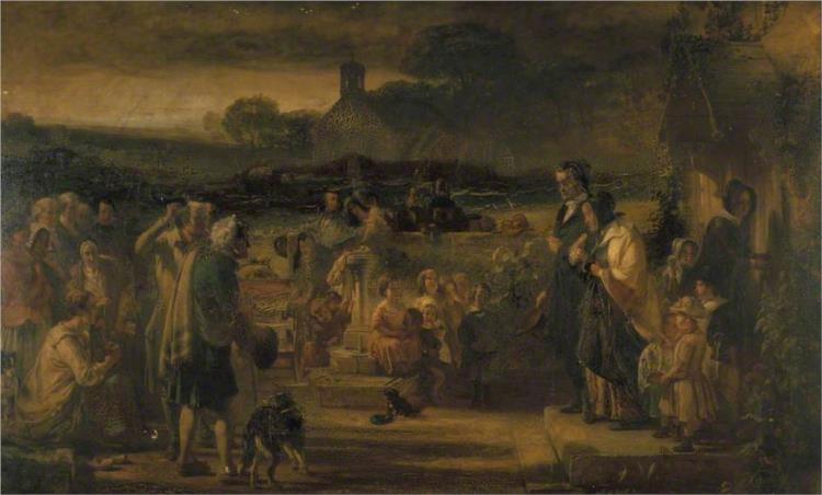 Quitting the Manse, 1847 - George Harvey