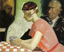 Cafe Scene (A Study of a Young Woman) - Джордж Лакс